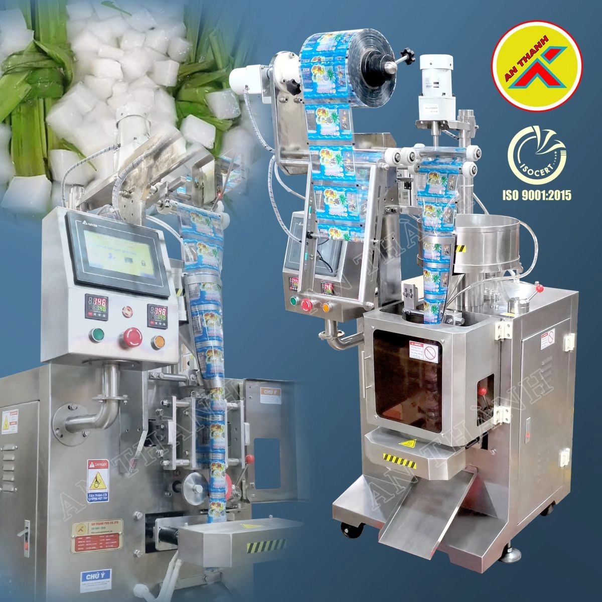 Ưu Điểm Vượt Trội Của Máy Làm Trân Châu Công Nghiệp 16 Máy đóng gói dạng lỏng An Thành dùng để đóng gói trân châu