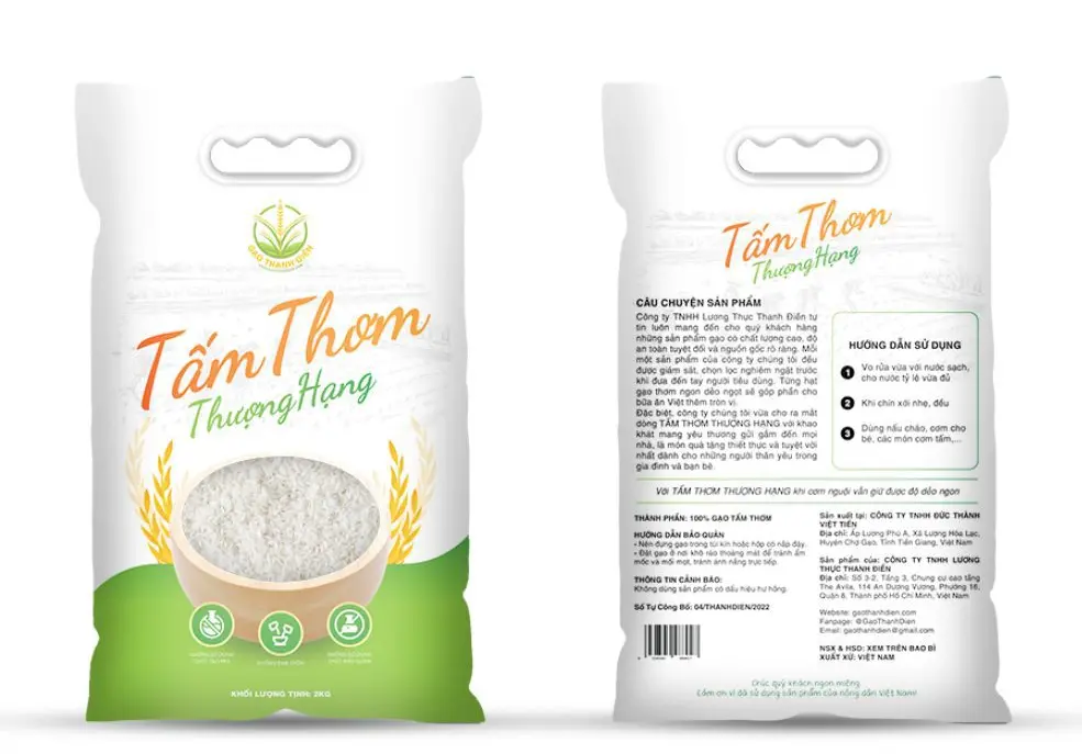 Các Loại Gạo Trên Thị Trường Việt Nam 31 Lựa chọn gạo có bao bì đầy đủ thông tin
